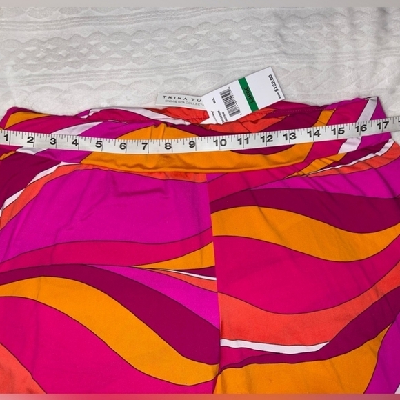 TRINA TURK Vivid Vista Pant Size XL Wide Leg Swimsuit Cover Up Great stretch - Picture 6 of 9